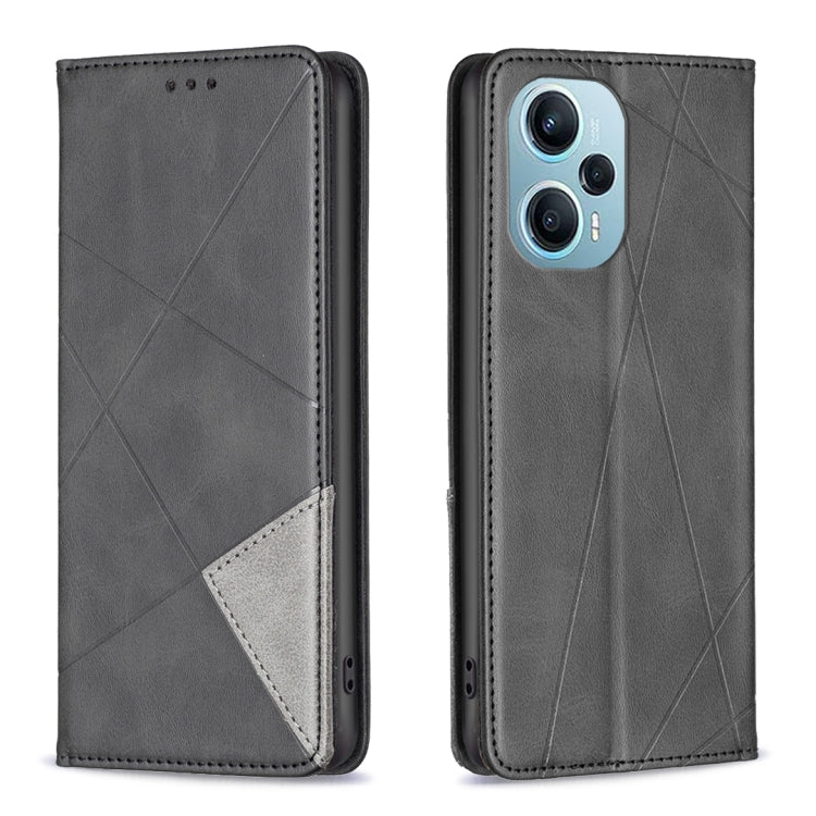 Rhombus Texture Magnetic Leather Phone Case, For Xiaomi Redmi Note 13 Pro+ 5G, For Xiaomi Redmi Note 13 Pro 5G, For Xiaomi 13T / 13T Pro / Redmi K60 Ultra, For Xiaomi Redmi K70 / K70 Pro, For Xiaomi Redmi 12 4G, For Xiaomi Poco F5 5G / Redmi Note 12 Tu...