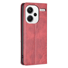 Load image into Gallery viewer, Rhombus Texture Magnetic Leather Phone Case, For Xiaomi Redmi Note 13 Pro+ 5G, For Xiaomi Redmi Note 13 Pro 5G, For Xiaomi 13T / 13T Pro / Redmi K60 Ultra, For Xiaomi Redmi K70 / K70 Pro, For Xiaomi Redmi 12 4G, For Xiaomi Poco F5 5G / Redmi Note 12 Tu...