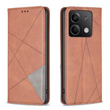 Load image into Gallery viewer, Rhombus Texture Magnetic Leather Phone Case, For Xiaomi Poco M6 4G / Redmi 13 4G, For Xiaomi Redmi Note 13 Pro 4G Global, For Xiaomi Poco M6 Pro 4G, For Xiaomi Redmi A3, For Xiaomi Redmi Note 13 4G Global, For Xiaomi Redmi K70E, For Xiaomi Redmi Note 1...