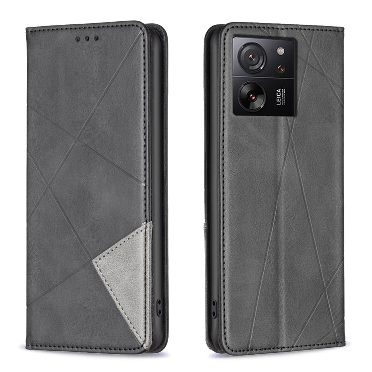 Rhombus Texture Magnetic Leather Phone Case, For Xiaomi Redmi Note 13 Pro+ 5G, For Xiaomi Redmi Note 13 Pro 5G, For Xiaomi 13T / 13T Pro / Redmi K60 Ultra, For Xiaomi Redmi K70 / K70 Pro, For Xiaomi Redmi 12 4G, For Xiaomi Poco F5 5G / Redmi Note 12 Tu...