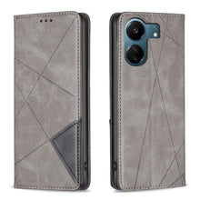 Load image into Gallery viewer, Rhombus Texture Magnetic Leather Phone Case, For Xiaomi Poco M6 4G / Redmi 13 4G, For Xiaomi Redmi Note 13 Pro 4G Global, For Xiaomi Poco M6 Pro 4G, For Xiaomi Redmi A3, For Xiaomi Redmi Note 13 4G Global, For Xiaomi Redmi K70E, For Xiaomi Redmi Note 1...