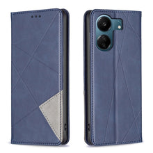 Load image into Gallery viewer, Rhombus Texture Magnetic Leather Phone Case, For Xiaomi Poco M6 4G / Redmi 13 4G, For Xiaomi Redmi Note 13 Pro 4G Global, For Xiaomi Poco M6 Pro 4G, For Xiaomi Redmi A3, For Xiaomi Redmi Note 13 4G Global, For Xiaomi Redmi K70E, For Xiaomi Redmi Note 1...