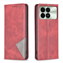 Load image into Gallery viewer, Rhombus Texture Magnetic Leather Phone Case, For Xiaomi Redmi Note 13 Pro+ 5G, For Xiaomi Redmi Note 13 Pro 5G, For Xiaomi 13T / 13T Pro / Redmi K60 Ultra, For Xiaomi Redmi K70 / K70 Pro, For Xiaomi Redmi 12 4G, For Xiaomi Poco F5 5G / Redmi Note 12 Tu...