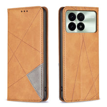 Load image into Gallery viewer, Rhombus Texture Magnetic Leather Phone Case, For Xiaomi Redmi Note 13 Pro+ 5G, For Xiaomi Redmi Note 13 Pro 5G, For Xiaomi 13T / 13T Pro / Redmi K60 Ultra, For Xiaomi Redmi K70 / K70 Pro, For Xiaomi Redmi 12 4G, For Xiaomi Poco F5 5G / Redmi Note 12 Tu...