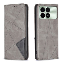 Load image into Gallery viewer, Rhombus Texture Magnetic Leather Phone Case, For Xiaomi Poco M6 4G / Redmi 13 4G, For Xiaomi Redmi Note 13 Pro 4G Global, For Xiaomi Poco M6 Pro 4G, For Xiaomi Redmi A3, For Xiaomi Redmi Note 13 4G Global, For Xiaomi Redmi K70E, For Xiaomi Redmi Note 1...