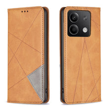 Load image into Gallery viewer, Rhombus Texture Magnetic Leather Phone Case, For Xiaomi Poco M6 4G / Redmi 13 4G, For Xiaomi Redmi Note 13 Pro 4G Global, For Xiaomi Poco M6 Pro 4G, For Xiaomi Redmi A3, For Xiaomi Redmi Note 13 4G Global, For Xiaomi Redmi K70E, For Xiaomi Redmi Note 1...