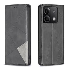 Load image into Gallery viewer, Rhombus Texture Magnetic Leather Phone Case, For Xiaomi Poco M6 4G / Redmi 13 4G, For Xiaomi Redmi Note 13 Pro 4G Global, For Xiaomi Poco M6 Pro 4G, For Xiaomi Redmi A3, For Xiaomi Redmi Note 13 4G Global, For Xiaomi Redmi K70E, For Xiaomi Redmi Note 1...