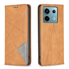 Load image into Gallery viewer, Rhombus Texture Magnetic Leather Phone Case, For Xiaomi Poco M6 4G / Redmi 13 4G, For Xiaomi Redmi Note 13 Pro 4G Global, For Xiaomi Poco M6 Pro 4G, For Xiaomi Redmi A3, For Xiaomi Redmi Note 13 4G Global, For Xiaomi Redmi K70E, For Xiaomi Redmi Note 1...
