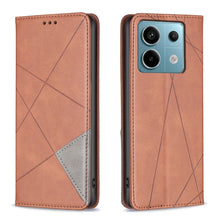 Load image into Gallery viewer, Rhombus Texture Magnetic Leather Phone Case, For Xiaomi Poco M6 4G / Redmi 13 4G, For Xiaomi Redmi Note 13 Pro 4G Global, For Xiaomi Poco M6 Pro 4G, For Xiaomi Redmi A3, For Xiaomi Redmi Note 13 4G Global, For Xiaomi Redmi K70E, For Xiaomi Redmi Note 1...