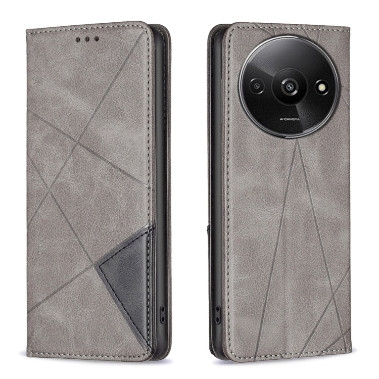 Rhombus Texture Magnetic Leather Phone Case, For Xiaomi Poco M6 4G / Redmi 13 4G, For Xiaomi Redmi Note 13 Pro 4G Global, For Xiaomi Poco M6 Pro 4G, For Xiaomi Redmi A3, For Xiaomi Redmi Note 13 4G Global, For Xiaomi Redmi K70E, For Xiaomi Redmi Note 1...