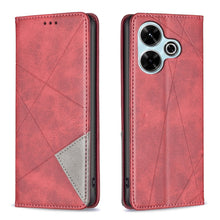 Load image into Gallery viewer, Rhombus Texture Magnetic Leather Phone Case, For Xiaomi Poco M6 4G / Redmi 13 4G, For Xiaomi Redmi Note 13 Pro 4G Global, For Xiaomi Poco M6 Pro 4G, For Xiaomi Redmi A3, For Xiaomi Redmi Note 13 4G Global, For Xiaomi Redmi K70E, For Xiaomi Redmi Note 1...