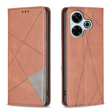 Load image into Gallery viewer, Rhombus Texture Magnetic Leather Phone Case, For Xiaomi Poco M6 4G / Redmi 13 4G, For Xiaomi Redmi Note 13 Pro 4G Global, For Xiaomi Poco M6 Pro 4G, For Xiaomi Redmi A3, For Xiaomi Redmi Note 13 4G Global, For Xiaomi Redmi K70E, For Xiaomi Redmi Note 1...