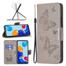 Load image into Gallery viewer, Two Butterflies Embossing Leather Phone Case, For Xiaomi Poco F5 5G / Redmi Note 12 Turbo, For Xiaomi Redmi Note 12S 4G / Note 11, For Xiaomi Civi 3 5G