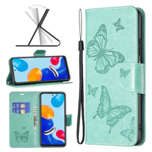 Load image into Gallery viewer, Two Butterflies Embossing Leather Phone Case, For Xiaomi Poco F5 5G / Redmi Note 12 Turbo, For Xiaomi Redmi Note 12S 4G / Note 11, For Xiaomi Civi 3 5G