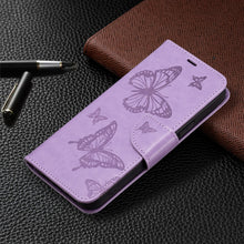 Load image into Gallery viewer, Two Butterflies Embossing Leather Phone Case, For Xiaomi Poco F5 5G / Redmi Note 12 Turbo, For Xiaomi Redmi Note 12S 4G / Note 11, For Xiaomi Civi 3 5G