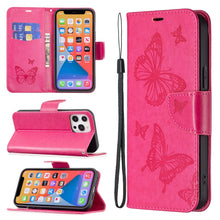 Load image into Gallery viewer, Two Butterflies Embossing Leather Phone Case, For Xiaomi Poco F5 5G / Redmi Note 12 Turbo, For Xiaomi Redmi Note 12S 4G / Note 11, For Xiaomi Civi 3 5G