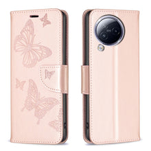 Load image into Gallery viewer, Two Butterflies Embossing Leather Phone Case, For Xiaomi Poco F5 5G / Redmi Note 12 Turbo, For Xiaomi Redmi Note 12S 4G / Note 11, For Xiaomi Civi 3 5G