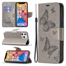 Load image into Gallery viewer, Two Butterflies Embossing Leather Phone Case, For Xiaomi Redmi Note 13 Pro 4G Global, For Xiaomi Poco M6 Pro 4G, For Xiaomi Redmi Note 13 4G Global, For Xiaomi Redmi Note 13, For Xiaomi Redmi 13C, For Xiaomi Redmi Note 13 Pro+ 5G                       ...