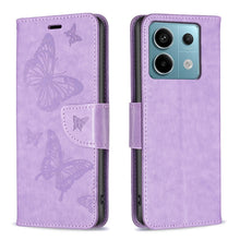 Load image into Gallery viewer, Two Butterflies Embossing Leather Phone Case, For Xiaomi Redmi Note 13 Pro 4G Global, For Xiaomi Poco M6 Pro 4G, For Xiaomi Redmi Note 13 4G Global, For Xiaomi Redmi Note 13, For Xiaomi Redmi 13C, For Xiaomi Redmi Note 13 Pro+ 5G                       ...