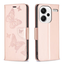 Load image into Gallery viewer, Two Butterflies Embossing Leather Phone Case, For Xiaomi Redmi Note 13 Pro 4G Global, For Xiaomi Poco M6 Pro 4G, For Xiaomi Redmi Note 13 4G Global, For Xiaomi Redmi Note 13, For Xiaomi Redmi 13C, For Xiaomi Redmi Note 13 Pro+ 5G                       ...