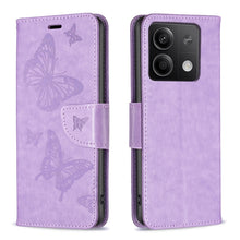 Load image into Gallery viewer, Two Butterflies Embossing Leather Phone Case, For Xiaomi Redmi Note 13 Pro 4G Global, For Xiaomi Poco M6 Pro 4G, For Xiaomi Redmi Note 13 4G Global, For Xiaomi Redmi Note 13, For Xiaomi Redmi 13C, For Xiaomi Redmi Note 13 Pro+ 5G                       ...