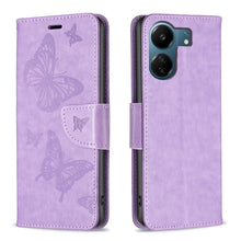 Load image into Gallery viewer, Two Butterflies Embossing Leather Phone Case, For Xiaomi Redmi Note 13 Pro 4G Global, For Xiaomi Poco M6 Pro 4G, For Xiaomi Redmi Note 13 4G Global, For Xiaomi Redmi Note 13, For Xiaomi Redmi 13C, For Xiaomi Redmi Note 13 Pro+ 5G                       ...