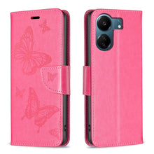 Load image into Gallery viewer, Two Butterflies Embossing Leather Phone Case, For Xiaomi Redmi Note 13 Pro 4G Global, For Xiaomi Poco M6 Pro 4G, For Xiaomi Redmi Note 13 4G Global, For Xiaomi Redmi Note 13, For Xiaomi Redmi 13C, For Xiaomi Redmi Note 13 Pro+ 5G                       ...