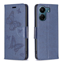 Load image into Gallery viewer, Two Butterflies Embossing Leather Phone Case, For Xiaomi Redmi Note 13 Pro 4G Global, For Xiaomi Poco M6 Pro 4G, For Xiaomi Redmi Note 13 4G Global, For Xiaomi Redmi Note 13, For Xiaomi Redmi 13C, For Xiaomi Redmi Note 13 Pro+ 5G                       ...