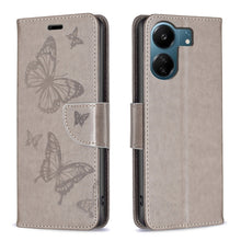 Load image into Gallery viewer, Two Butterflies Embossing Leather Phone Case, For Xiaomi Redmi Note 13 Pro 4G Global, For Xiaomi Poco M6 Pro 4G, For Xiaomi Redmi Note 13 4G Global, For Xiaomi Redmi Note 13, For Xiaomi Redmi 13C, For Xiaomi Redmi Note 13 Pro+ 5G                       ...