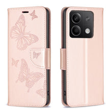 Load image into Gallery viewer, Two Butterflies Embossing Leather Phone Case, For Xiaomi Redmi Note 13 Pro 4G Global, For Xiaomi Poco M6 Pro 4G, For Xiaomi Redmi Note 13 4G Global, For Xiaomi Redmi Note 13, For Xiaomi Redmi 13C, For Xiaomi Redmi Note 13 Pro+ 5G                       ...