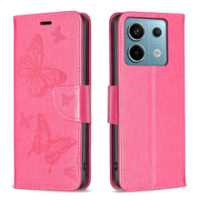 Load image into Gallery viewer, Two Butterflies Embossing Leather Phone Case, For Xiaomi Redmi Note 13 Pro 4G Global, For Xiaomi Poco M6 Pro 4G, For Xiaomi Redmi Note 13 4G Global, For Xiaomi Redmi Note 13, For Xiaomi Redmi 13C, For Xiaomi Redmi Note 13 Pro+ 5G                       ...