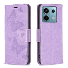 Load image into Gallery viewer, Two Butterflies Embossing Leather Phone Case, For Xiaomi Redmi Note 13 Pro 4G Global, For Xiaomi Poco M6 Pro 4G, For Xiaomi Redmi Note 13 4G Global, For Xiaomi Redmi Note 13, For Xiaomi Redmi 13C, For Xiaomi Redmi Note 13 Pro+ 5G                       ...