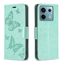 Load image into Gallery viewer, Two Butterflies Embossing Leather Phone Case, For Xiaomi Redmi Note 13 Pro 4G Global, For Xiaomi Poco M6 Pro 4G, For Xiaomi Redmi Note 13 4G Global, For Xiaomi Redmi Note 13, For Xiaomi Redmi 13C, For Xiaomi Redmi Note 13 Pro+ 5G                       ...