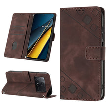 Load image into Gallery viewer, Skin Feel Embossed Leather Phone Case, For Xiaomi Poco F6, For Xiaomi Poco M6 Pro 4G, For Xiaomi Poco X6 Neo 5G Global, For Xiaomi Redmi A3, For Xiaomi Redmi Note 13 Pro 4G Global, For Xiaomi Redmi Note 13 4G Global, For Xiaomi Redmi K70E              ...