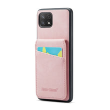 Load image into Gallery viewer, Fierre Shann Crazy Horse Card Holder Back Cover PU Phone Case, For Samsung Galaxy A22 5G, For Samsung Galaxy A51 5G, For Samsung Galaxy A71 5G, For Samsung Galaxy A53 5G, For Samsung Galaxy A73 5G, For Samsung Galaxy A33 5G, For Samsung Galaxy A52 4G /...