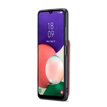 Load image into Gallery viewer, Fierre Shann Crazy Horse Card Holder Back Cover PU Phone Case, For Samsung Galaxy A22 5G, For Samsung Galaxy A51 5G, For Samsung Galaxy A71 5G, For Samsung Galaxy A53 5G, For Samsung Galaxy A73 5G, For Samsung Galaxy A33 5G, For Samsung Galaxy A52 4G /...