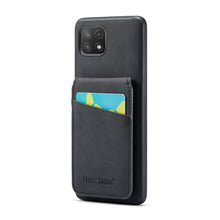 Load image into Gallery viewer, Fierre Shann Crazy Horse Card Holder Back Cover PU Phone Case, For Samsung Galaxy A22 5G, For Samsung Galaxy A51 5G, For Samsung Galaxy A71 5G, For Samsung Galaxy A53 5G, For Samsung Galaxy A73 5G, For Samsung Galaxy A33 5G, For Samsung Galaxy A52 4G /...