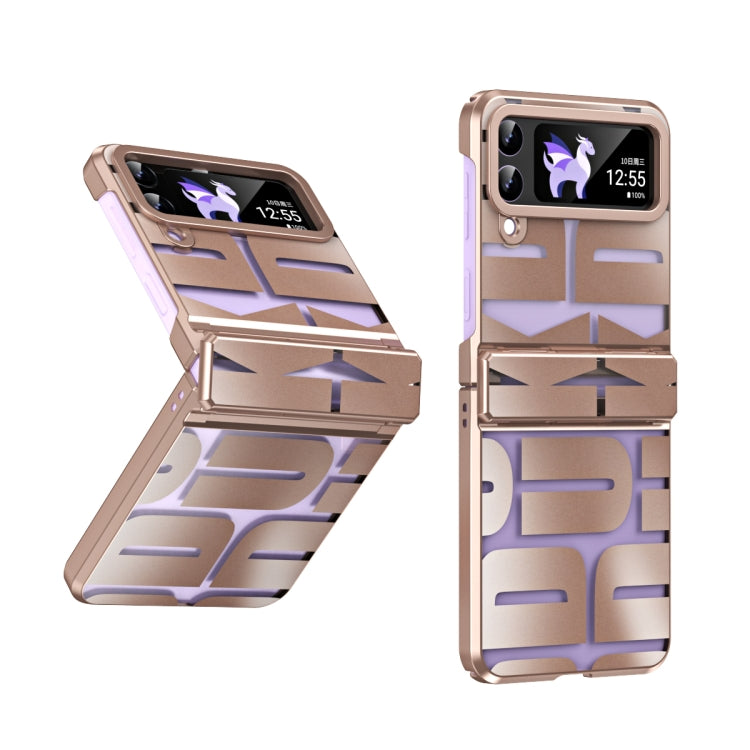 Integrated Electroplating Folding Phone Case with Hinge