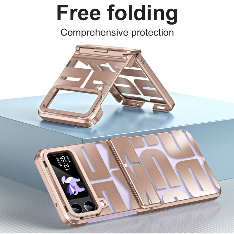 Integrated Electroplating Folding Phone Case with Hinge