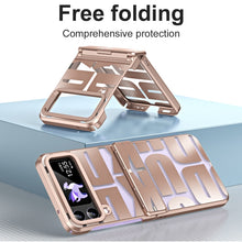 Load image into Gallery viewer, Integrated Electroplating Folding Phone Case with Hinge