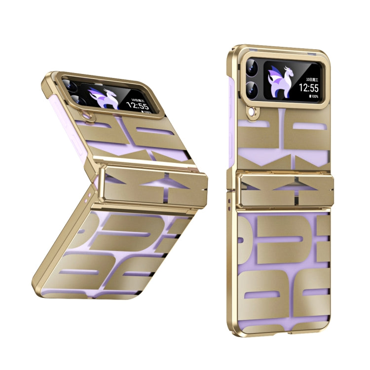 Integrated Electroplating Folding Phone Case with Hinge