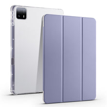 Load image into Gallery viewer, 3-fold Clear TPU Smart Leather Tablet Case with Pen Slot, For Xiaomi Pad 7 / 7 Pro, For Xiaomi Redmi Pad Pro 12.1, For Xiaomi Pad 6S Pro, For Xiaomi Pad 6 Max 14, For Xiaomi Pad 6 / 6 Pro