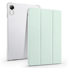 Load image into Gallery viewer, 3-fold Clear TPU Smart Leather Tablet Case with Pen Slot, For Xiaomi Pad 7 / 7 Pro, For Xiaomi Redmi Pad Pro 12.1, For Xiaomi Pad 6S Pro, For Xiaomi Pad 6 Max 14, For Xiaomi Pad 6 / 6 Pro