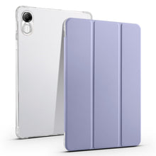 Load image into Gallery viewer, 3-fold Clear TPU Smart Leather Tablet Case with Pen Slot, For Xiaomi Pad 7 / 7 Pro, For Xiaomi Redmi Pad Pro 12.1, For Xiaomi Pad 6S Pro, For Xiaomi Pad 6 Max 14, For Xiaomi Pad 6 / 6 Pro