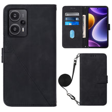Load image into Gallery viewer, Crossbody 3D Embossed Flip Leather Phone Case, For Xiaomi Redmi Note 12S 4G Global, For Xiaomi Poco F5 5G/Redmi Note 12 Turbo, For Xiaomi Poco F5 Pro 5G/Redmi K60