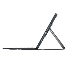 Load image into Gallery viewer, F10B-AS 360 Rotation Acrylic Transparent Bluetooth Keyboard Leather Case With Touch Control / Backlight