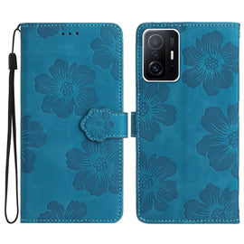 Flower Embossing Pattern Leather Phone Case, For Xiaomi 11T / 11T Pro, For Xiaomi Redmi 13C 4G, For Xiaomi 13T, For Xiaomi 12 Lite, For Xiaomi 12 Pro, For Xiaomi 12T  / 12T Pro, For Xiaomi 13, For Xiaomi 13 Pro, For Xiaomi Mi 10T 5G / 10T Pro 5G