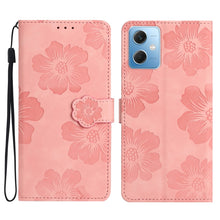 Load image into Gallery viewer, Flower Embossing Pattern Leather Phone Case, For Xiaomi Redmi Note 8T, For Xiaomi Redmi Note 10 5G, For Xiaomi Redmi Note 11 Pro 5G Global, For Xiaomi Redmi Note 11 4G Global / Note 11S, For Xiaomi Redmi Note 12 5G, For Xiaomi Redmi Note 12 Pro 5G     ...