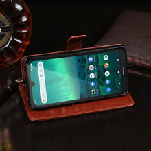 Load image into Gallery viewer, idewei 30053A Crazy Horse Texture Horizontal Flip Leather Case with Holder &amp; Card Slots &amp; Wallet, For Nokia 1.3, For Nokia 5.3, For OPPO A12, For OPPO A52, For OPPO A92s, For OPPO Ace2