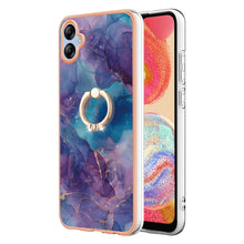 Load image into Gallery viewer, Electroplating Marble Dual-side IMD Phone Case with Ring